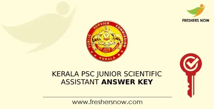 Kerala PSC Junior Scientific Assistant Answer Key