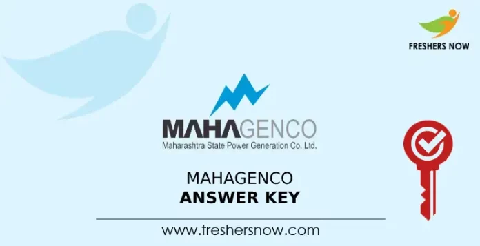 MAHAGENCO answer Key