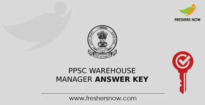 PPSC Warehouse Manager Answer Key