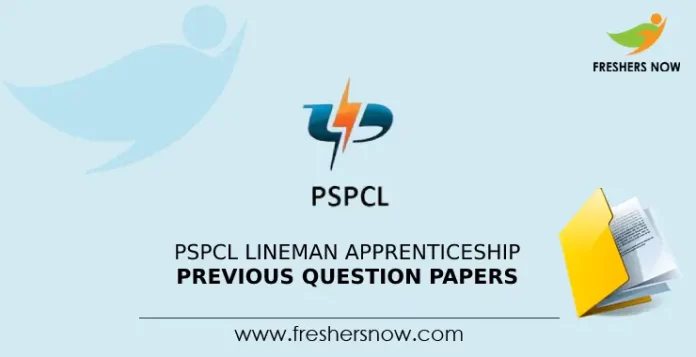 PSPCL Lineman Apprenticeship Previous Question Papers