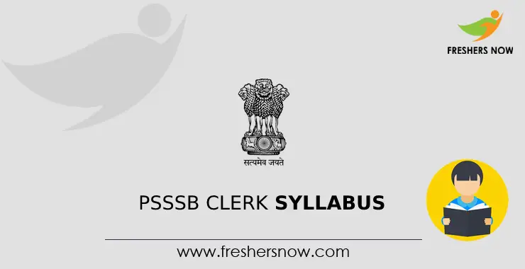 PSSSB Clerk Syllabus 2024 & Exam Pattern PDF Download