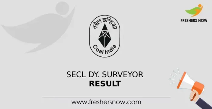 SECL Dy. Surveyor Result