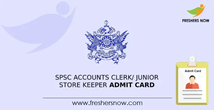 SPSC Accounts Clerk_ Junior Store Keeper Admit Card