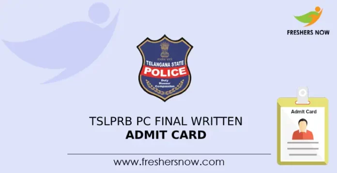 TSLPRB PC Final Written Hall Ticket