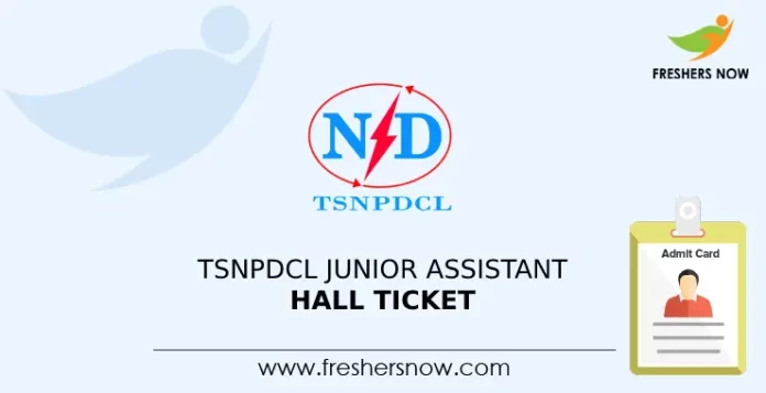 TSNPDCL Junior Assistant Hall Ticket