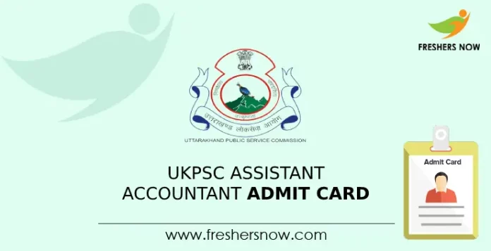 UKPSC Assistant Accountant Admit Card