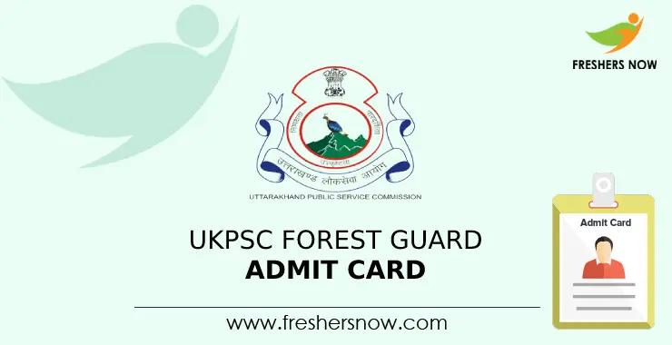 Ukpsc Forest Guard Admit Card Out Pet Dates