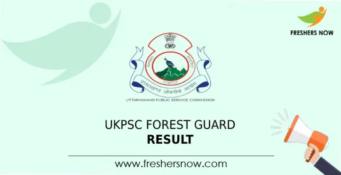 UKPSC Forest Guard Result