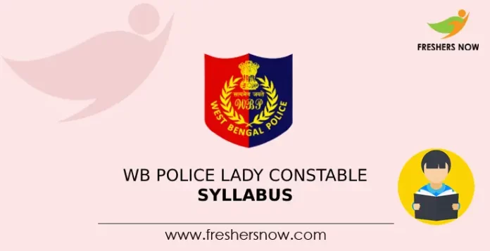 WB Police Lady Constable Syllabus