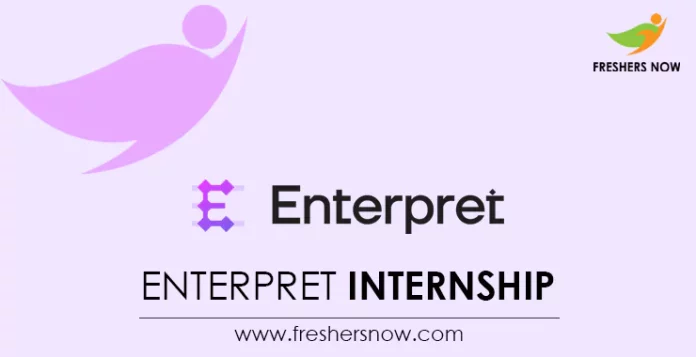 enterpret-internship