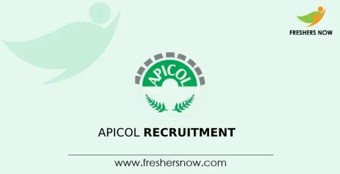 APICOL Recruitment