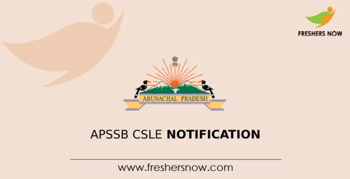 APSSB CSLE Notification