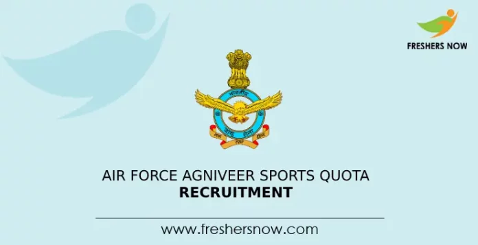 Air Force Agniveer Sports Quota Recruitment