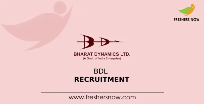 BDL Recruitment