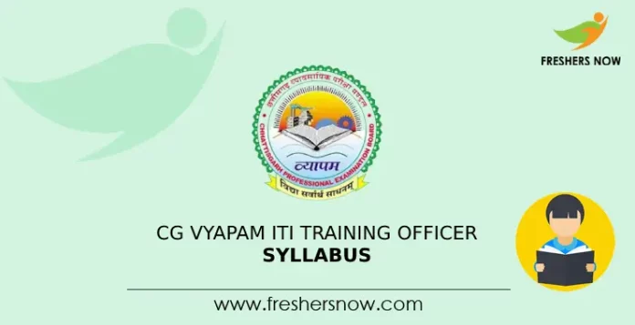 CG Vyapam ITI Training Officer Syllabus