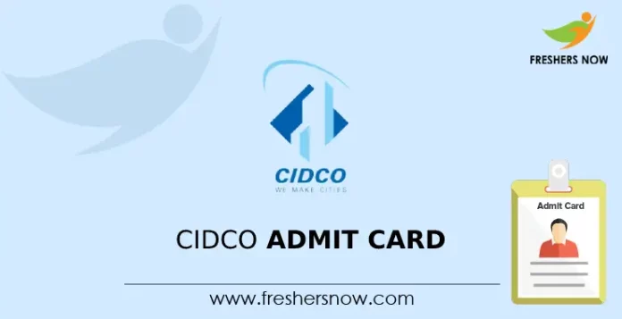 CIDCO Admit Card