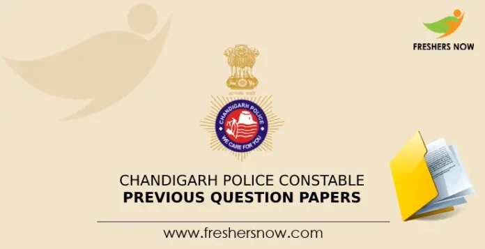 Chandigarh Police Constable Previous Question Papers