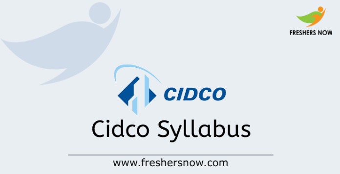 Cidco Syllabus