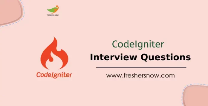 CodeIgniter Interview Questions (2)