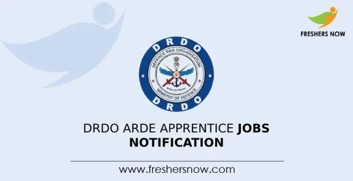 DRDO ARDE Apprentice Jobs Notification