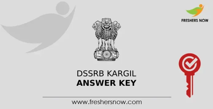 DSSRB Kargil Answer Key