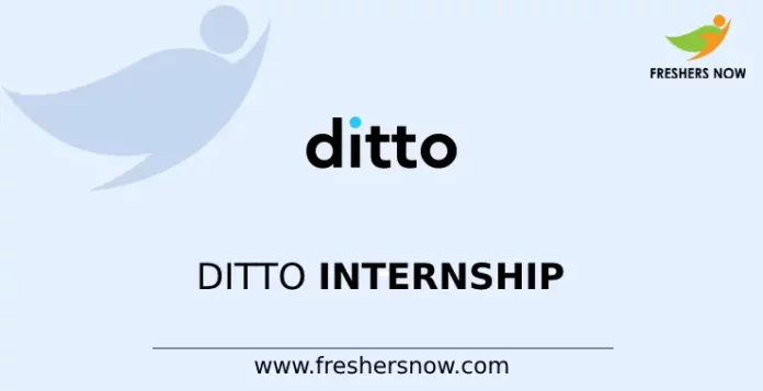 Ditto Internship