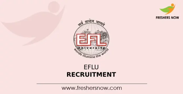 EFLU Recruitment