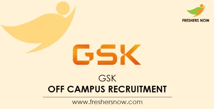 GSK Off Campus Recruitment