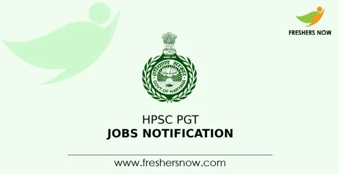 HPSC PGT Jobs Notification