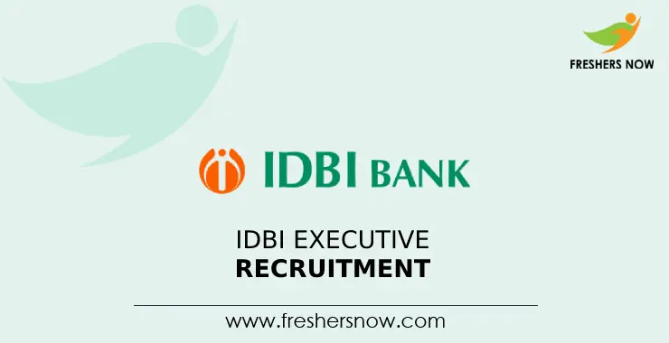 IDBI Bank Executive Recruitment 2023 Notification for 1300 Posts