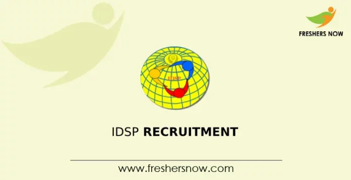 IDSP Recruitment