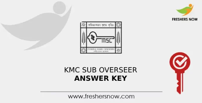 KMC Sub Overseer Answer Key