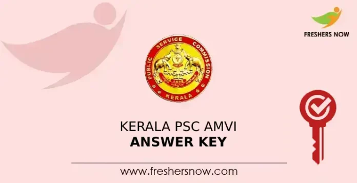 Kerala PSC AMVI Answer Key