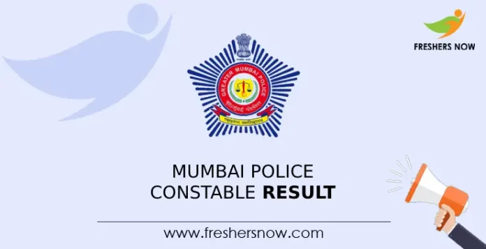 Mumbai Police Constable Result