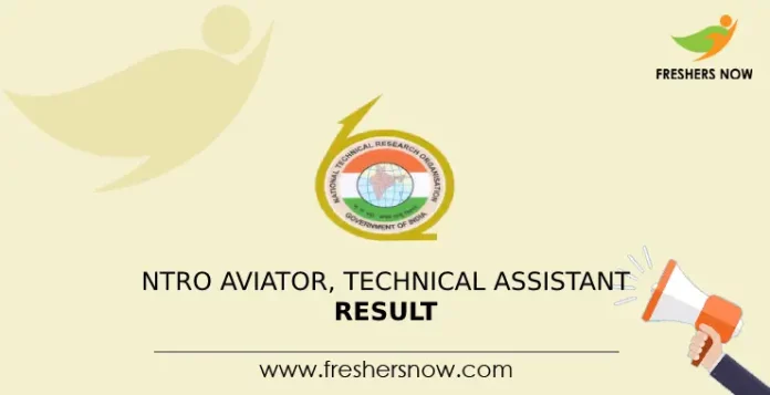 NTRO Aviator, Technical Assistant Result