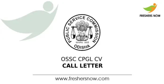 OSSC CPGL CV Call Letter