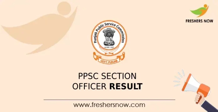 PPSC Section Officer Result