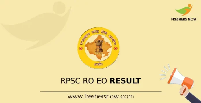 RPSC RO EO Result