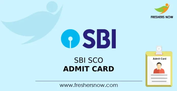 SBI SCO Admit Card