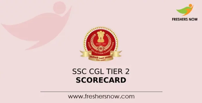 SSC CGL Tier 2 Scorecard