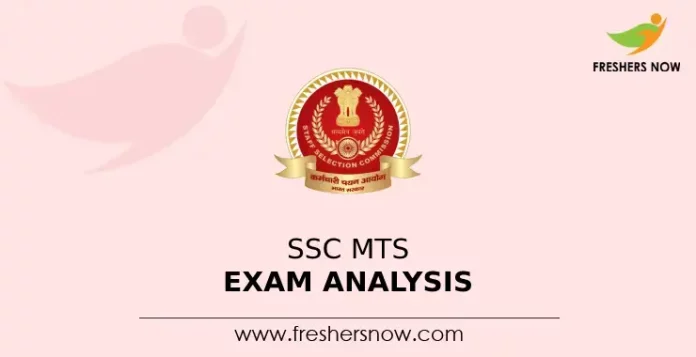 SSC MTS Exam Analysis