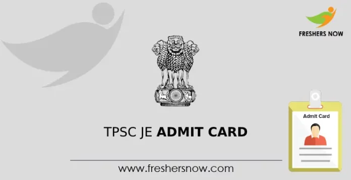 TPSC JE Admit Card