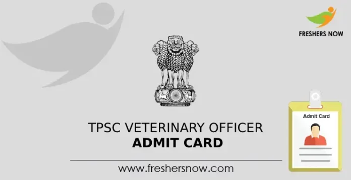 TPSC Veterinary Officer Admit Card