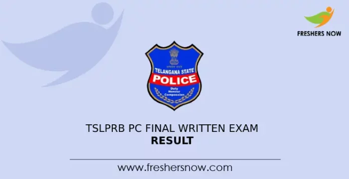 TSLPRB PC Final Written Exam Result