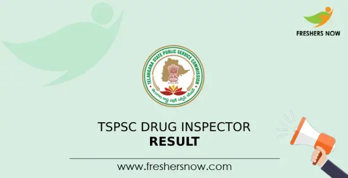 TSPSC Drug Inspector Result