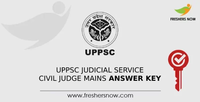 UPPSC Judicial Service Civil Judge Mains Answer Key