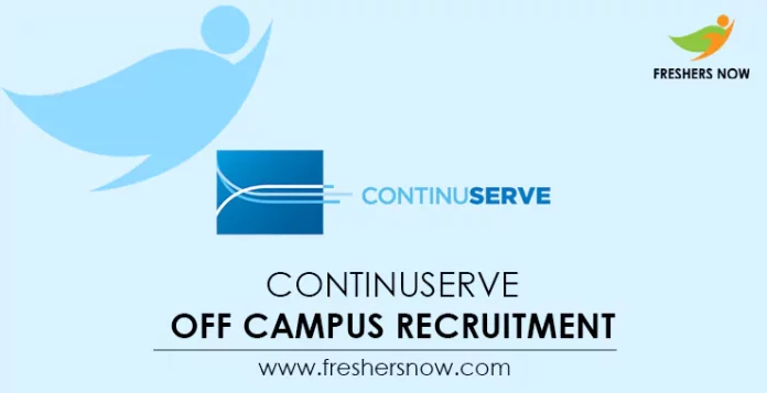 continuserve-off-campus-recruitment