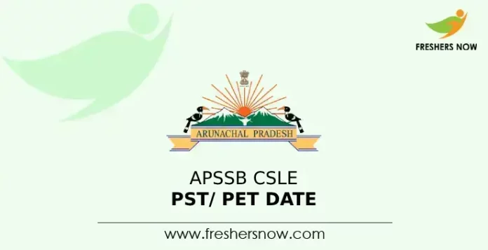 APSSB CSLE PST_ PET Date