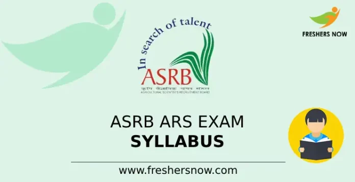 ASRB ARS Exam Syllabus