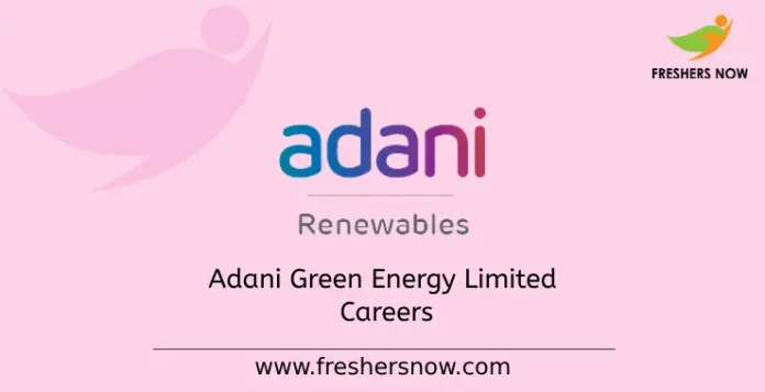 Adani Green Energy Limited Careers